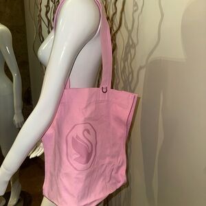 Swarovski Pink Logo Tote Bag
